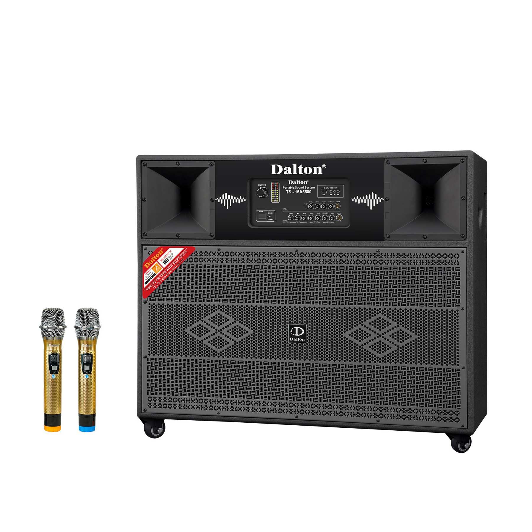 Loa kéo điện Dalton TS-15A5500, công suất 1600W